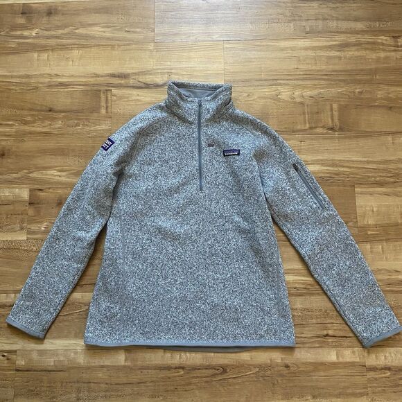 Patagonia W’s Grey L Better Sweater ¼ Zip Fleece Pullover High Point University - Picture 10 of 16